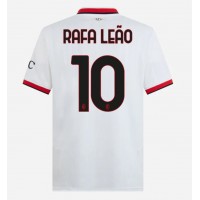 Koszulka piłkarska AC Milan Rafael Leao #10 Strój wyjazdowy 2024-25 tanio Krótki Rękaw